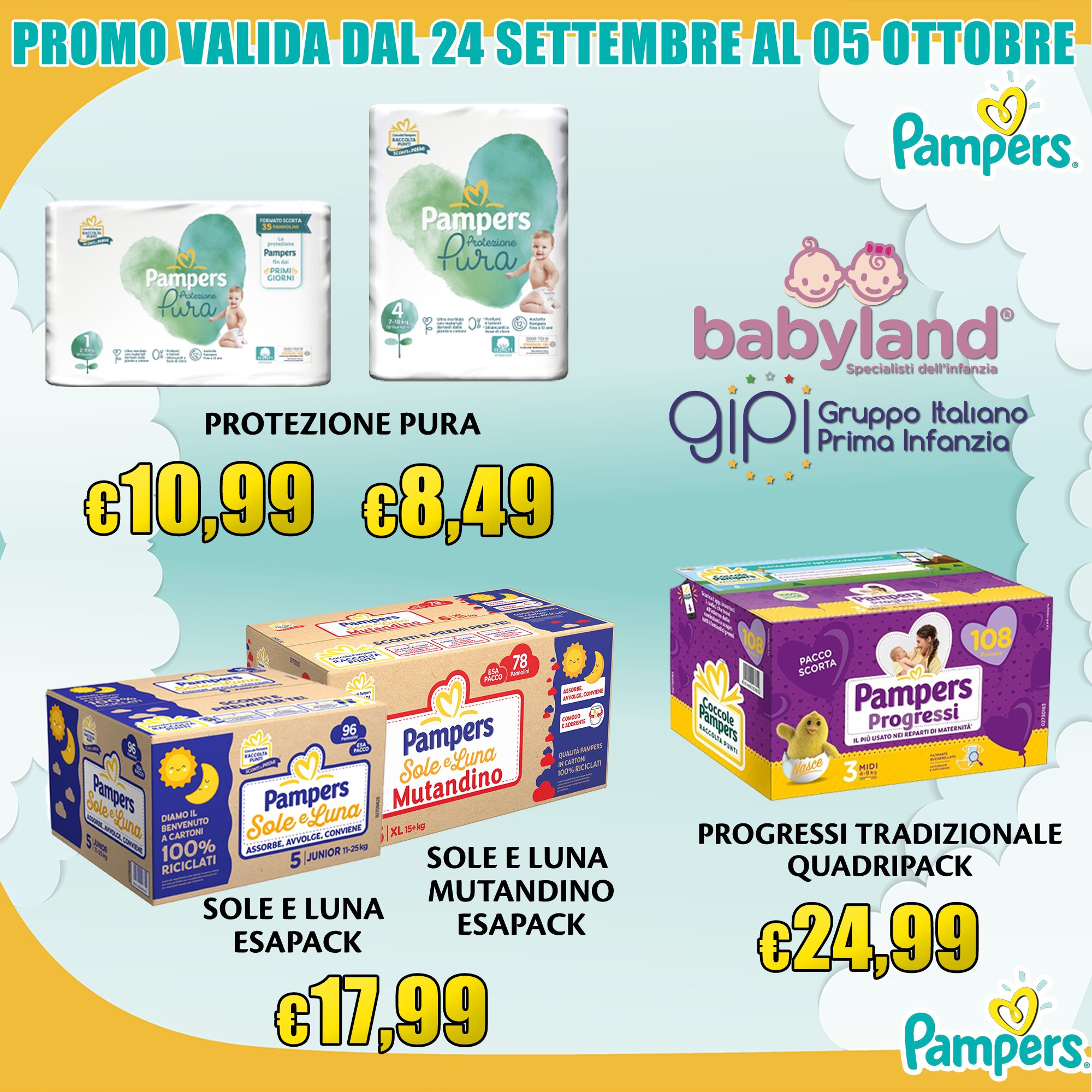 Dal 24 Al 5 Ottobre Pampers